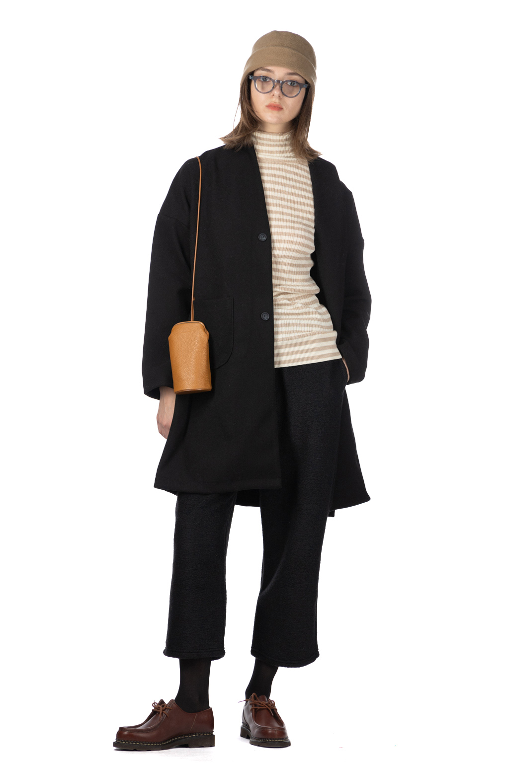 NARU  - Melton Jersey Coat 