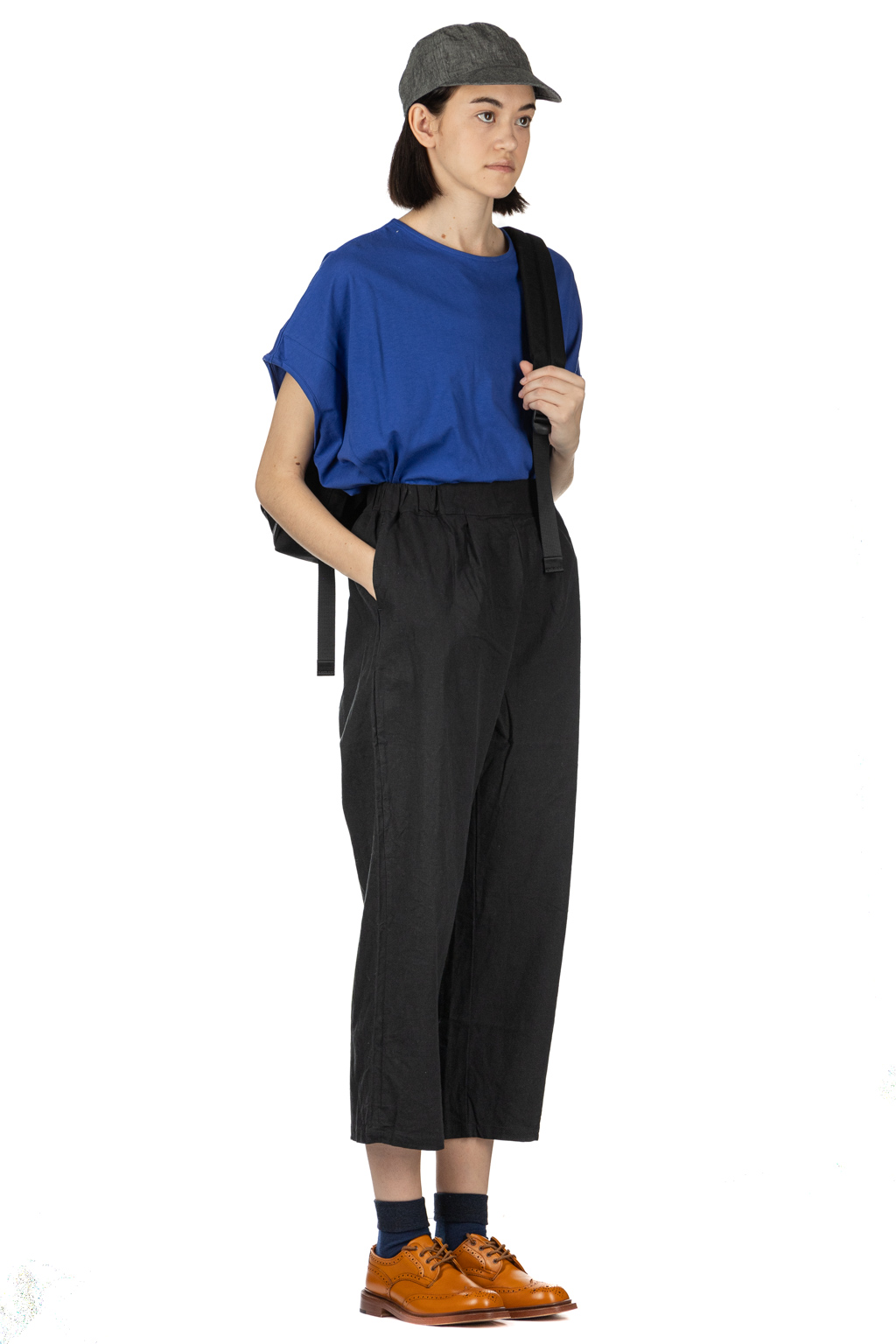 NARU  - Soft Line cotton Wide Pants