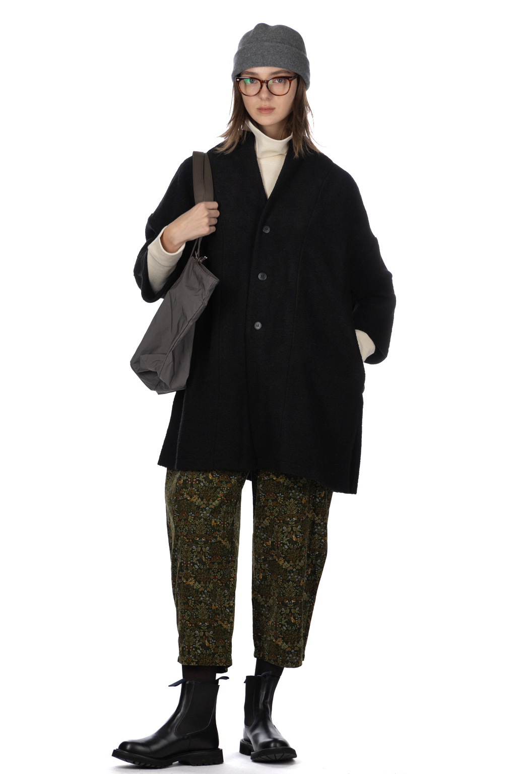 NARU  - Travel Wool Notch Coat 