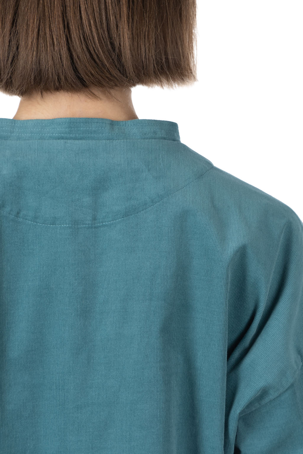 Nachukara - Corduroy Work Jacket - Blue Green