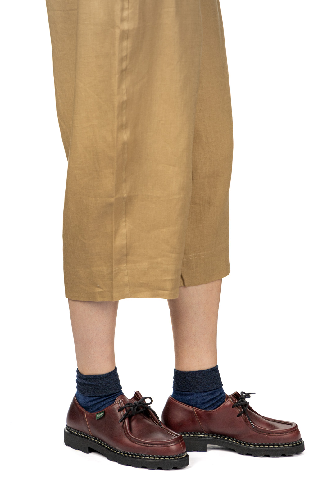 Nachukara - French Linen Cocoon Pants - Beige