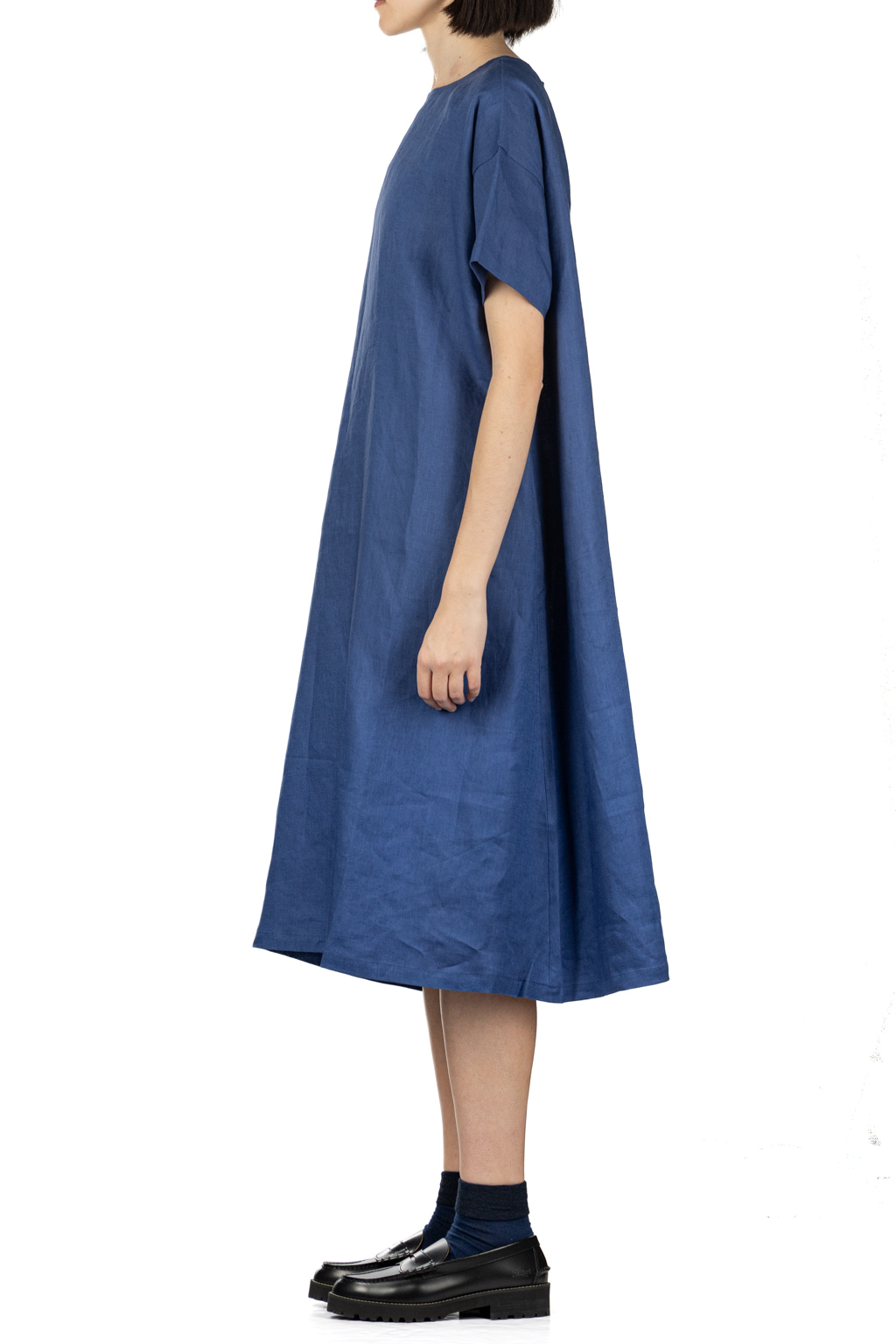 Nachukara - Linen Dress - Blue