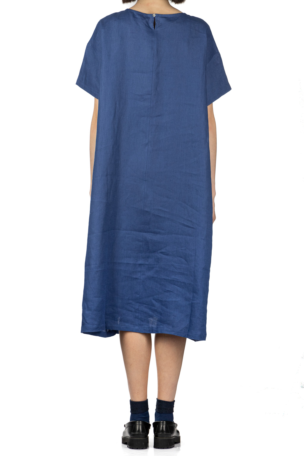 Nachukara - Linen Dress - Blue