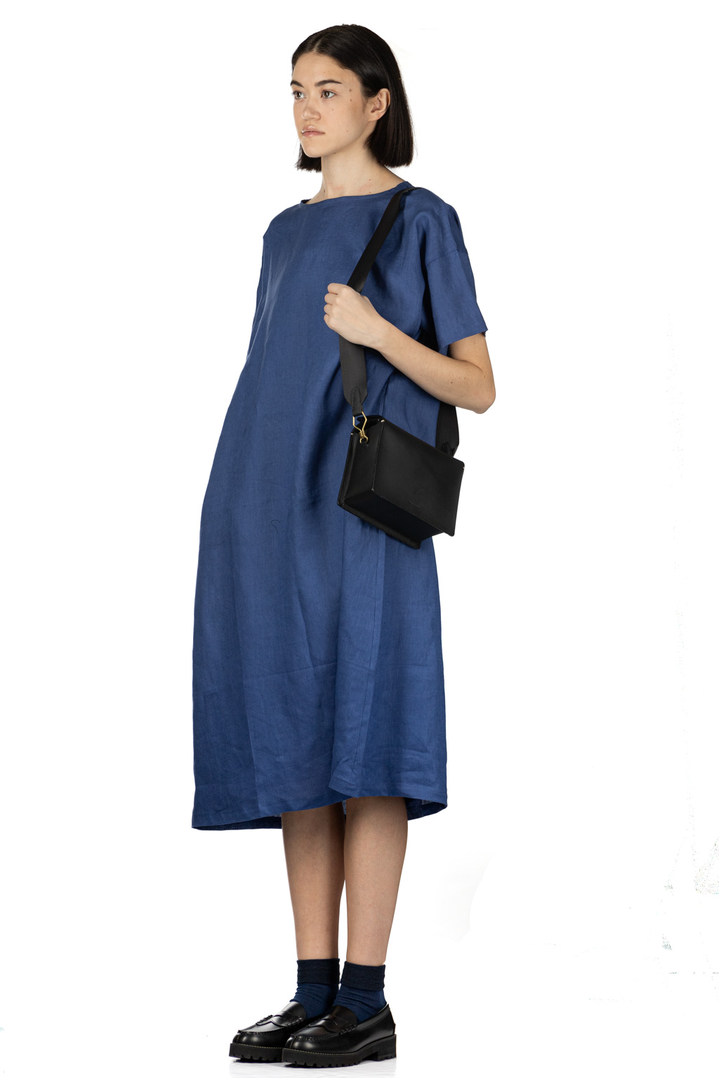 Nachukara - Linen Dress - Blue