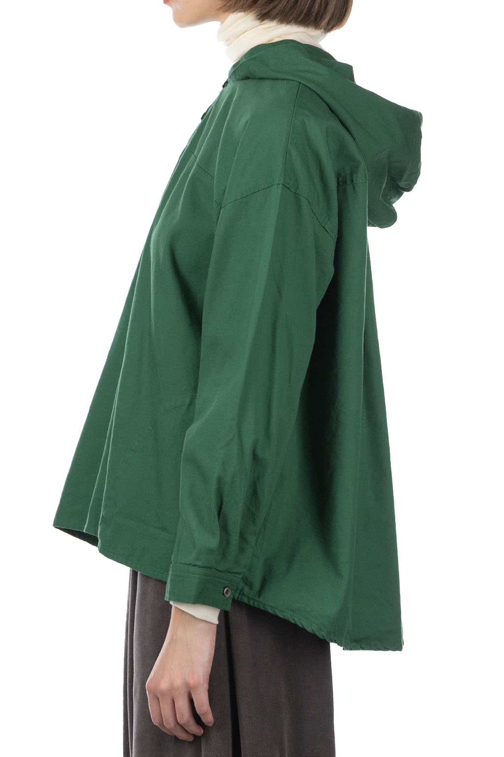 Nachukara - Oxford Hooded Pullover - Green