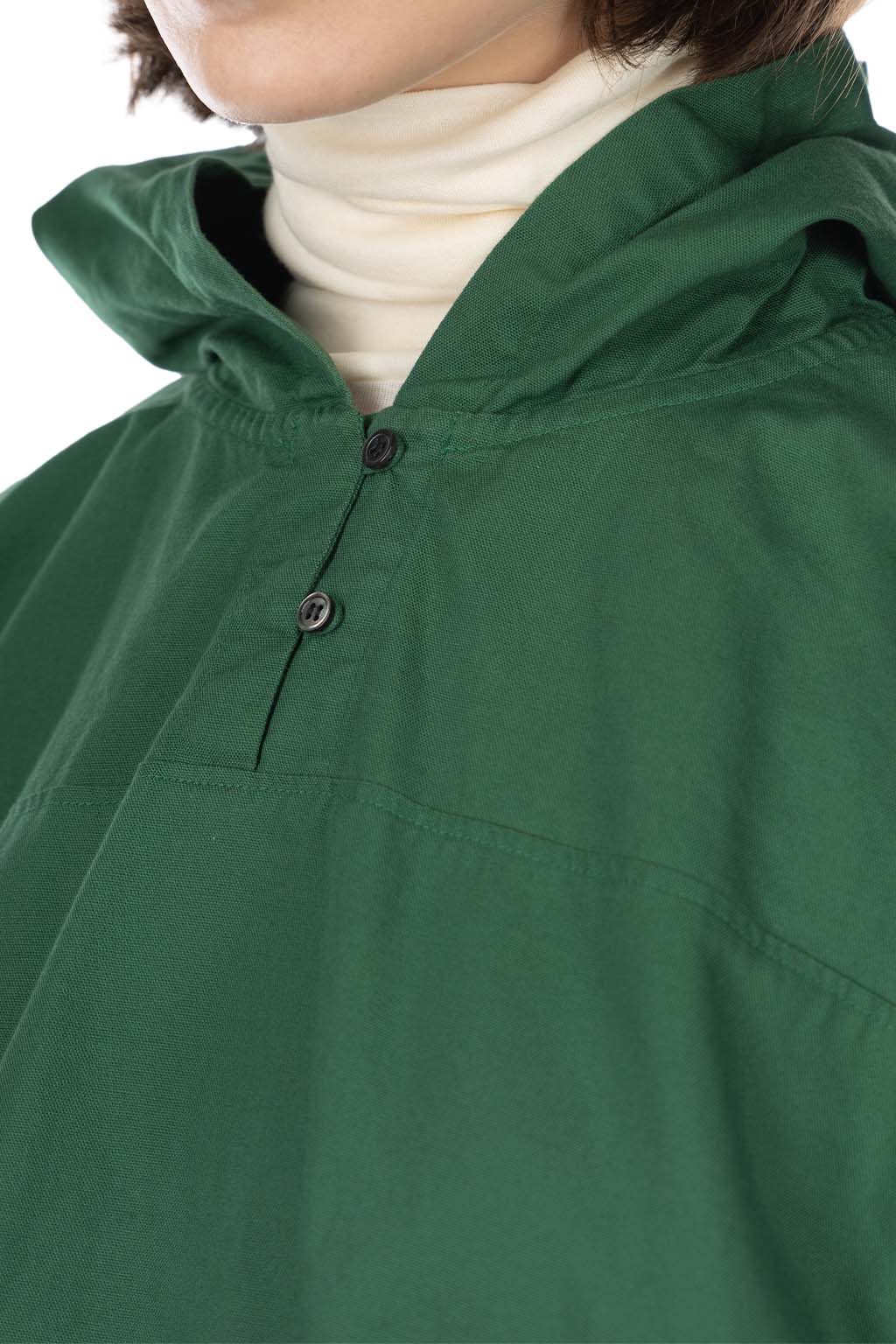 Nachukara - Oxford Hooded Pullover - Green