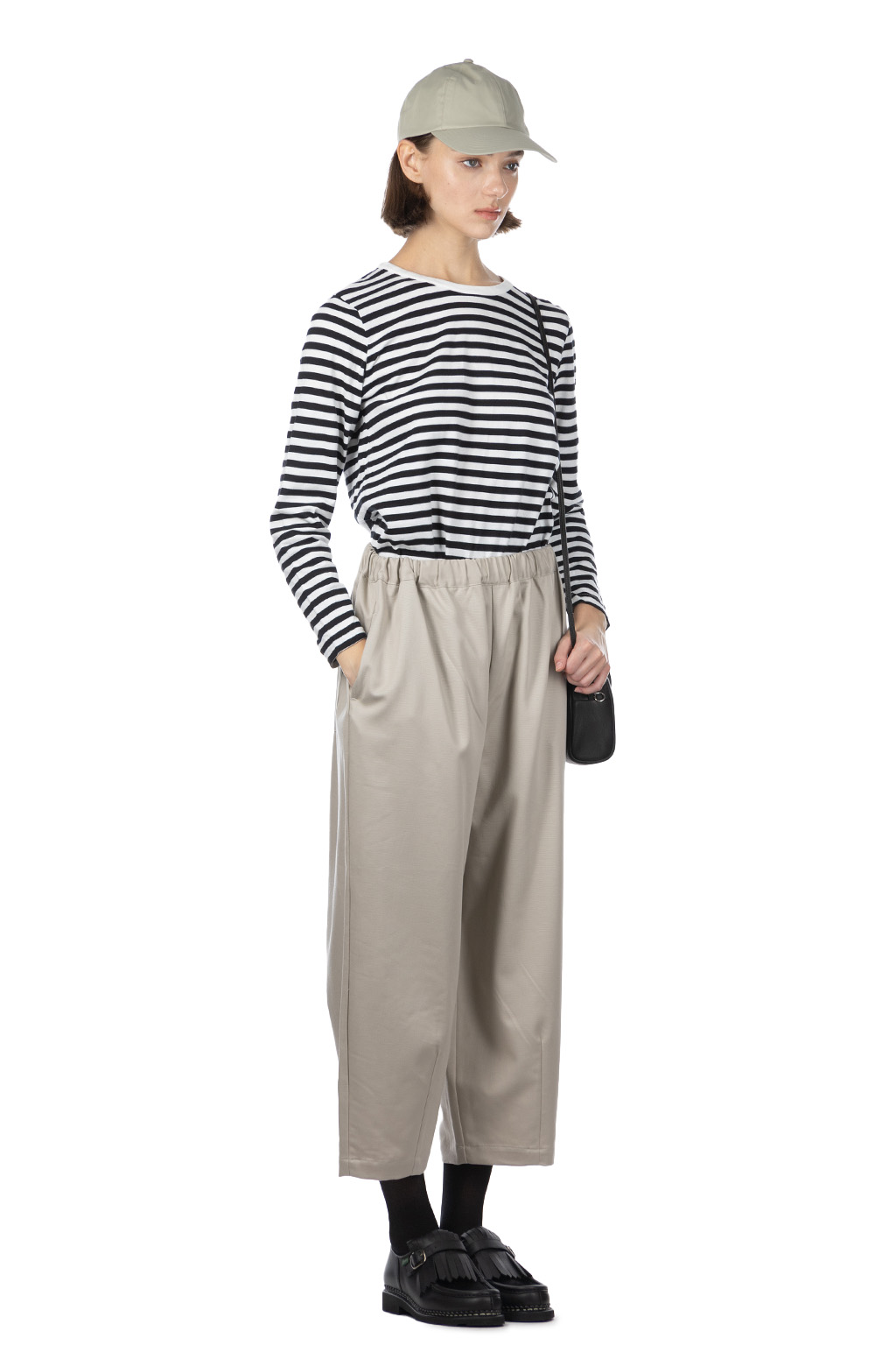 Nachukara - Soft Twill Wide Pants - Greige