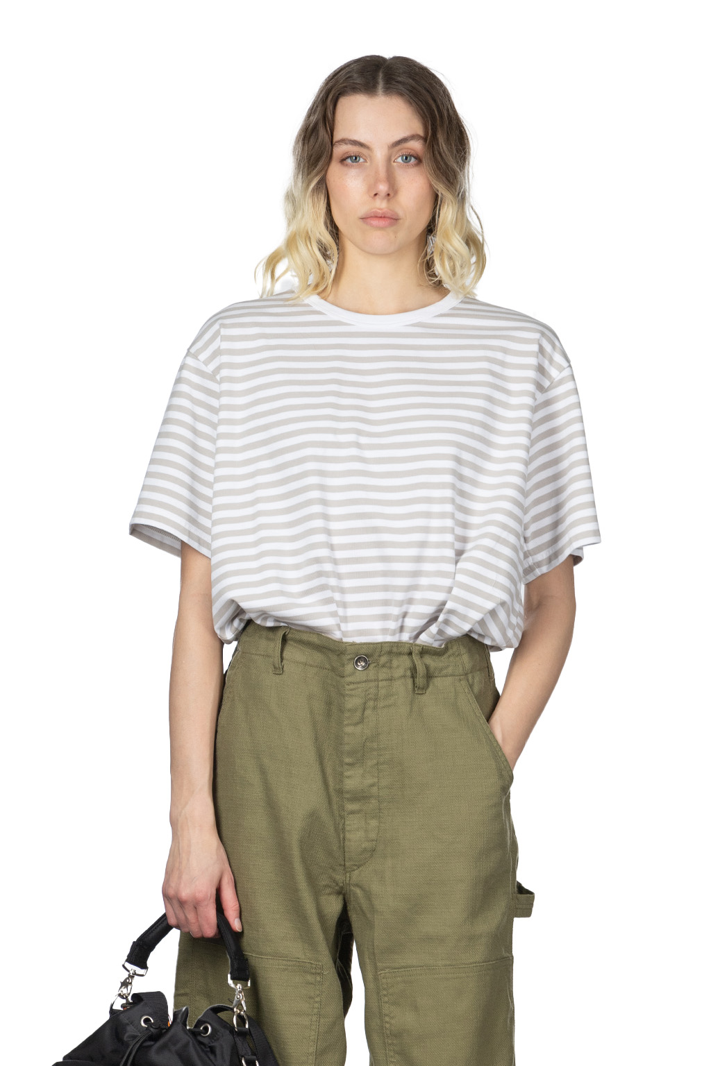 Nanamica (NAN) - Coolmax Stripe Jersey Tee