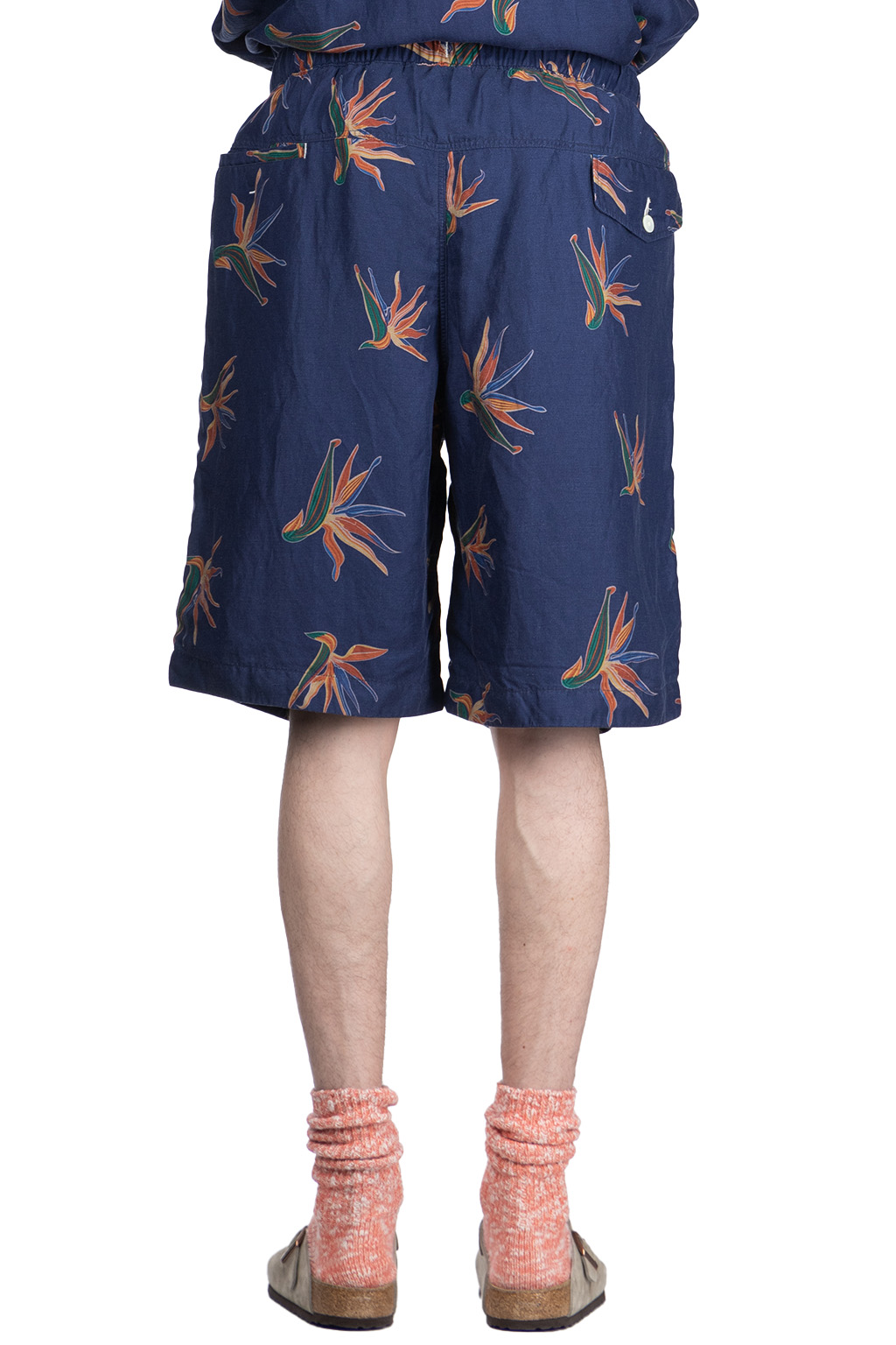 Nanamica (NAN) - Cupra Hemp Aloha Shorts - Navy