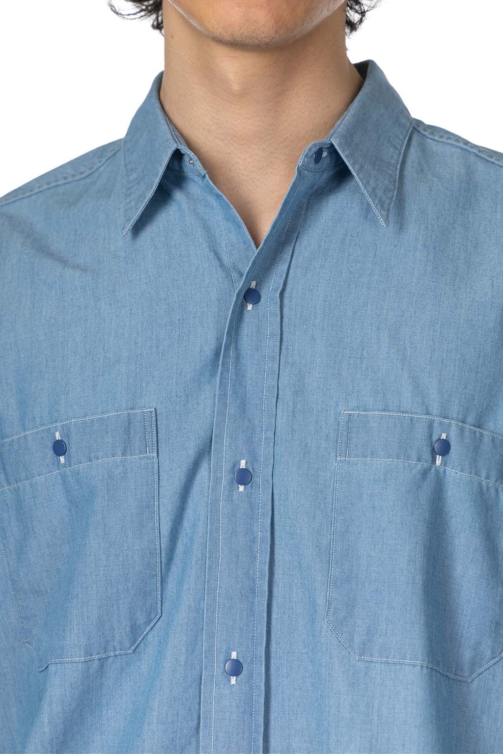 Nanamica (NAN) - Regular Collar Chambray Shirt