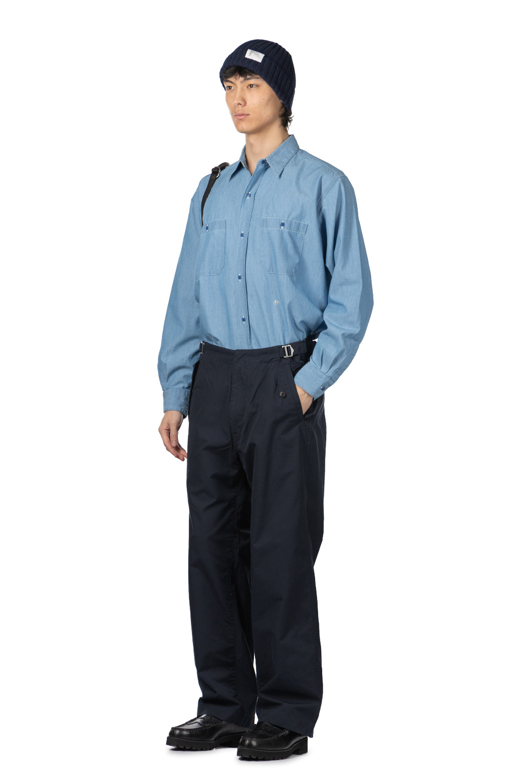 Nanamica (NAN) - Side Belt Wide Pants