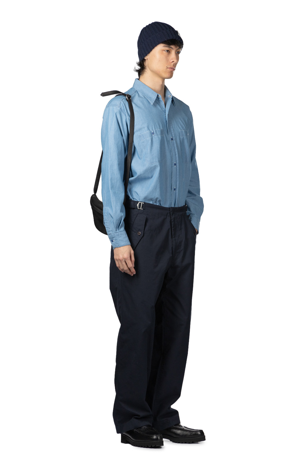 Nanamica (NAN) - Side Belt Wide Pants