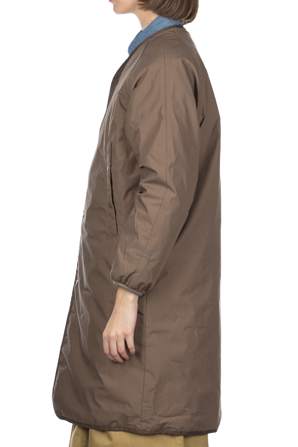 Nanamica (NAN) - Reversible Down Coat - Khaki Beige