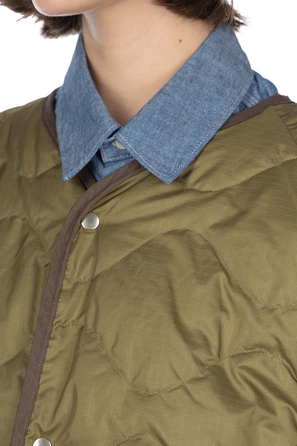 Nanamica (NAN) - Reversible Down Coat - Khaki Beige