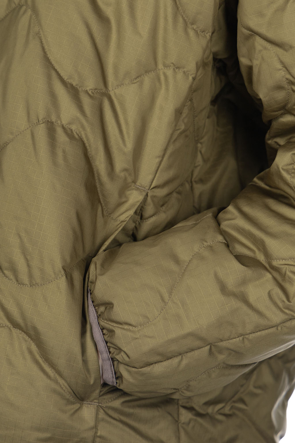 Nanamica (NAN) - Reversible Down Coat - Khaki Beige