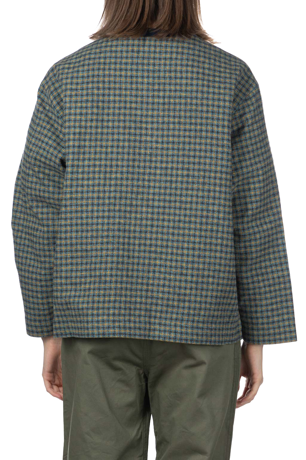 Nofl - Cotton Tweed No Collar Jacket