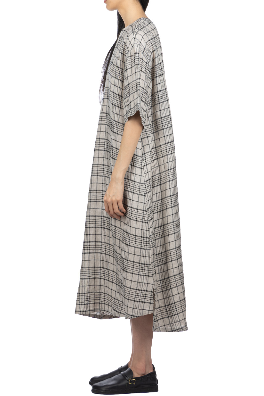 Nofl - Linen Long Dress - Natural