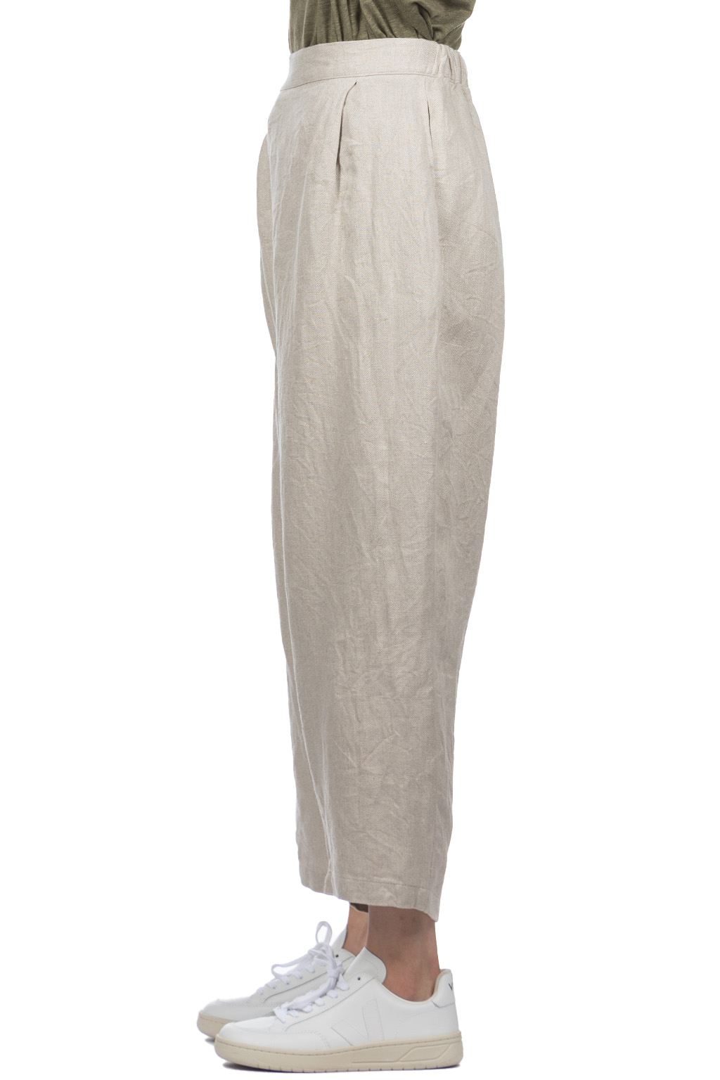 NOFL - Linen Twill Wrap Pants - Beige