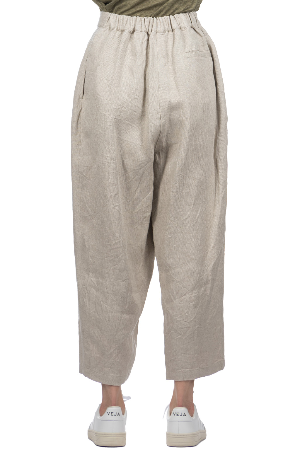 NOFL - Linen Twill Wrap Pants - Beige