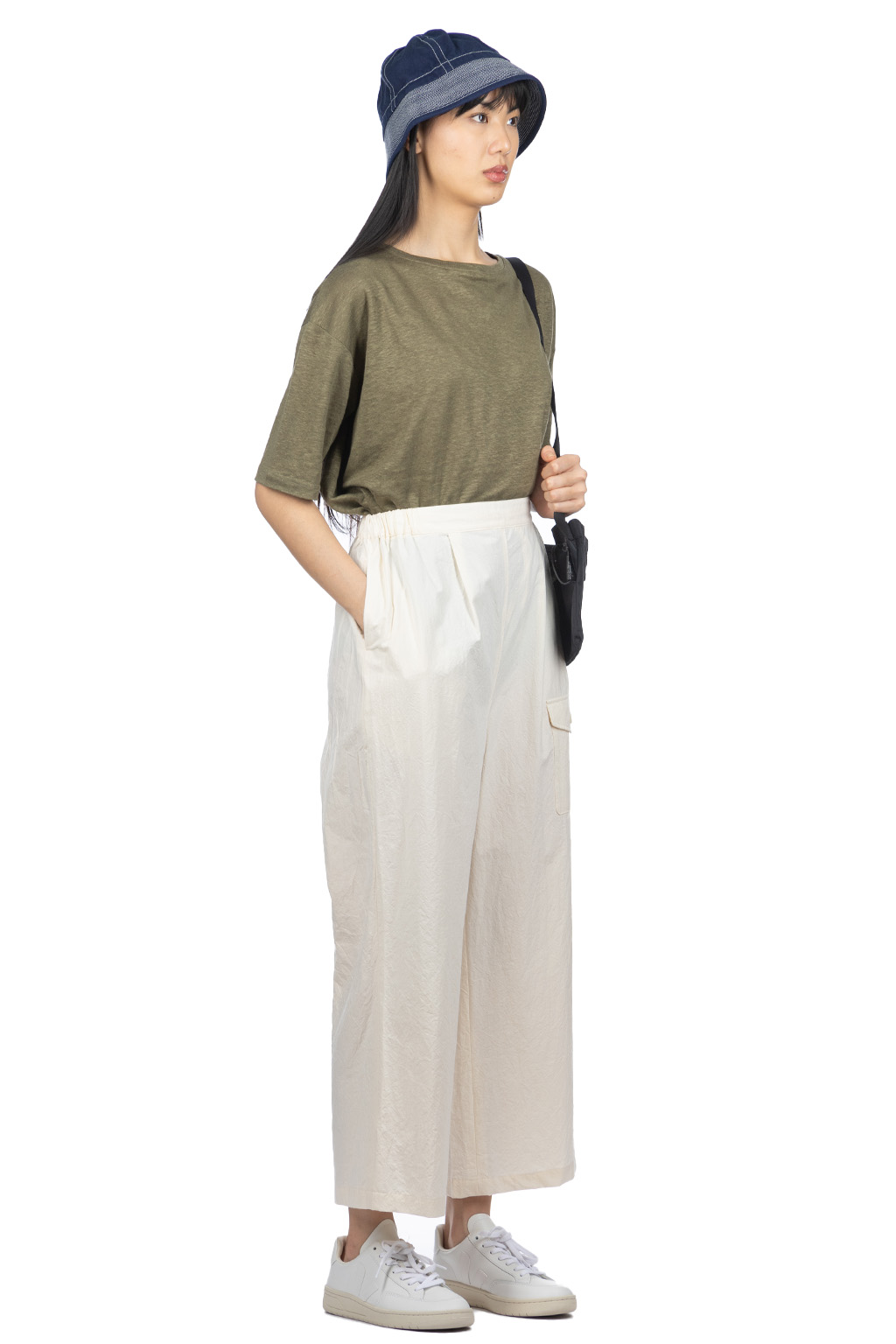 NOFL - Triple Washed Wide Pants - Ivory