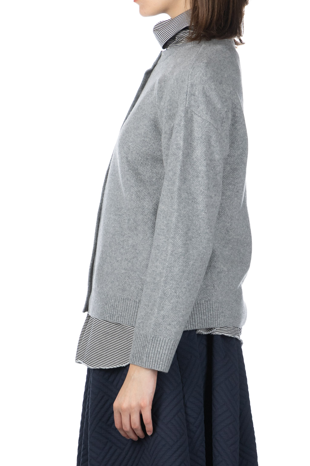 Nofl - Wool Round Neck Cardigan