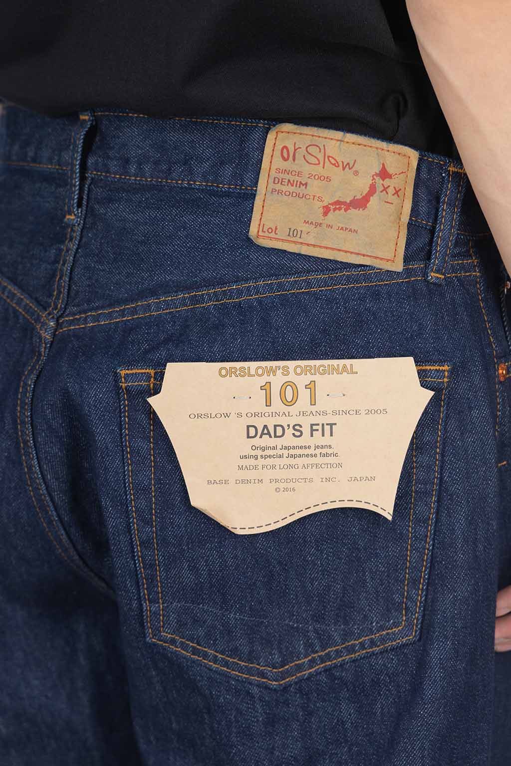 OrSlow - 101 Dad's Fit Denim Pants - One Wash