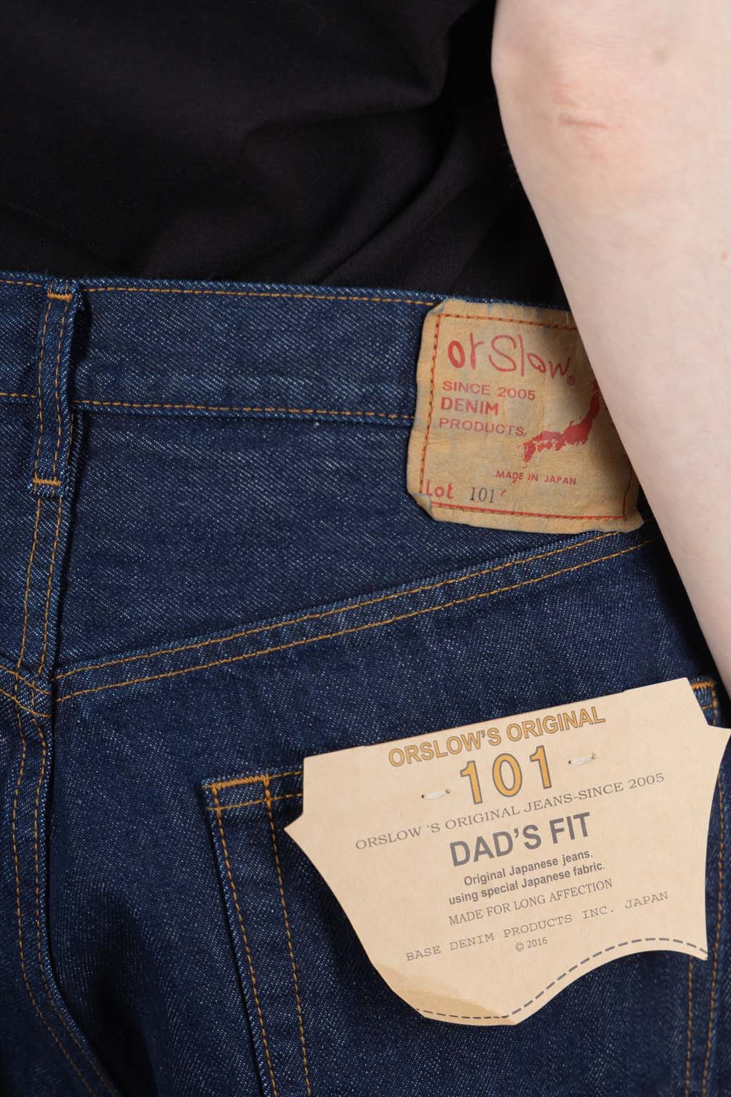 OrSlow - 101 Dad's Fit Denim Pants - One Wash