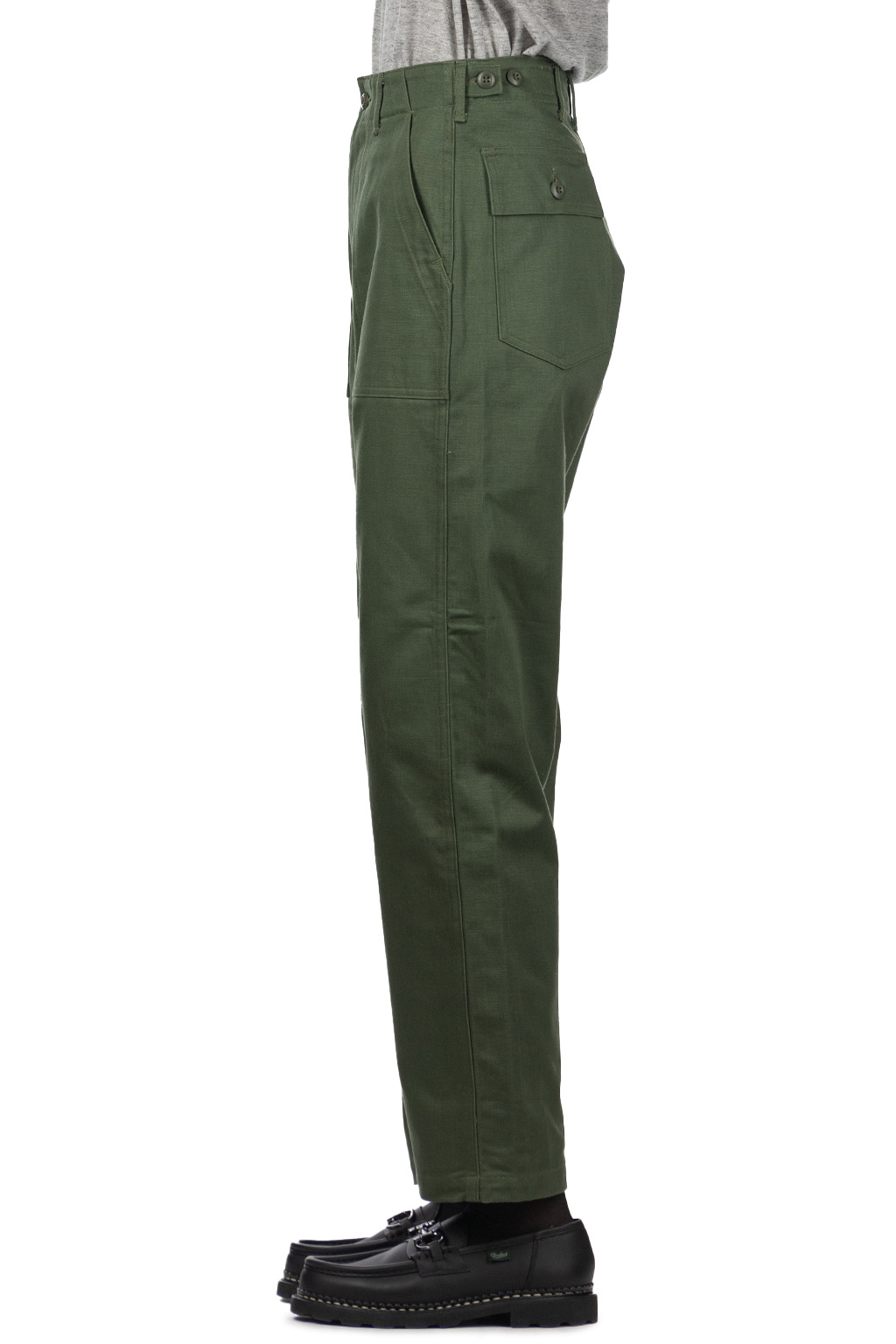 OrSlow - High Waist Fatigue Pants - Green