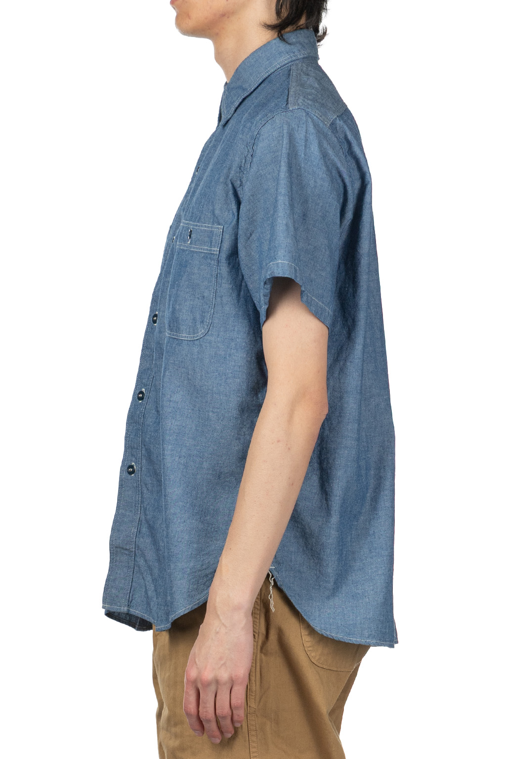 OrSlow - Short Sleeve Chambray Work Shirt