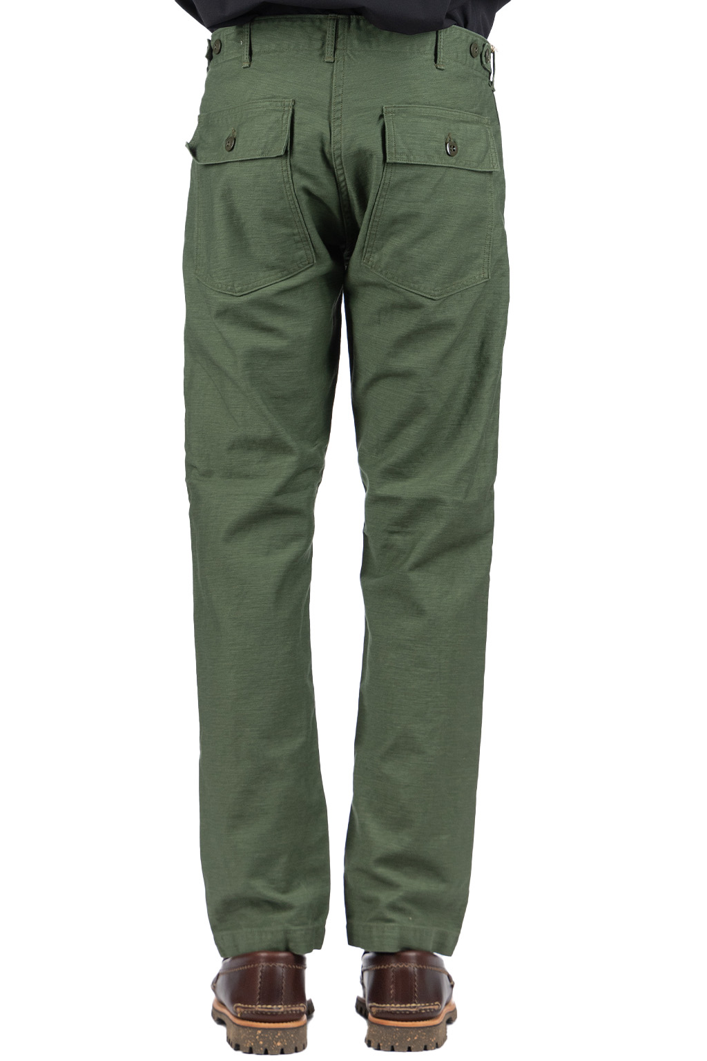 Orslow Slim Fit Fatigue Pants Green 16 - Made in Japan