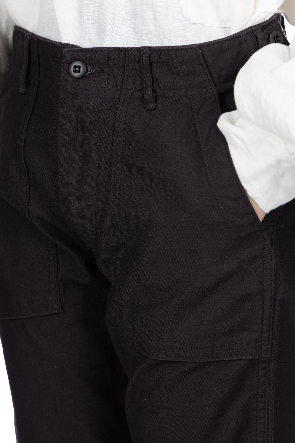 OrSlow - Slim Fit Fatigue Pants - Black