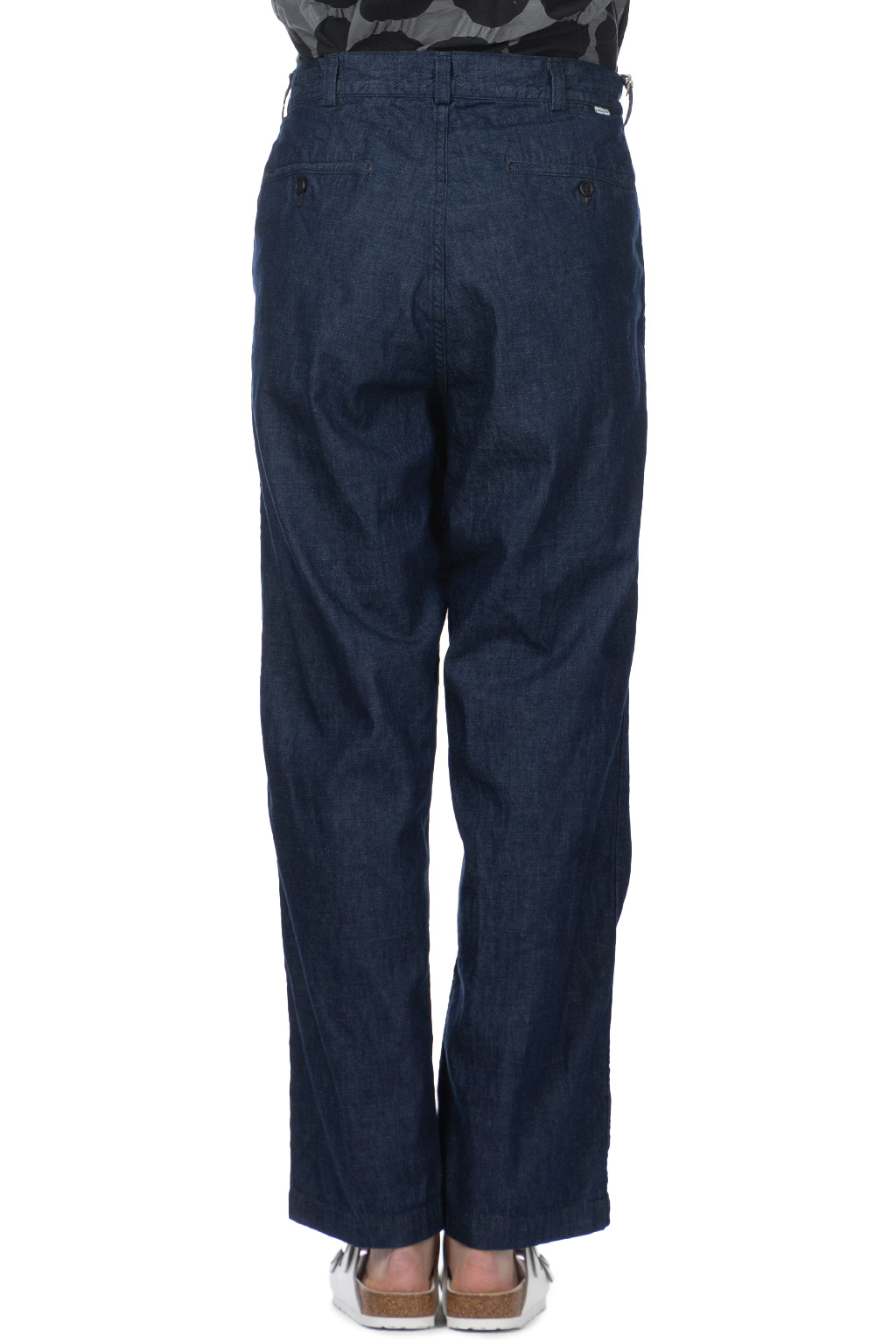 OrSlow - Two Tuck Denim Wide Trouser - One Wash