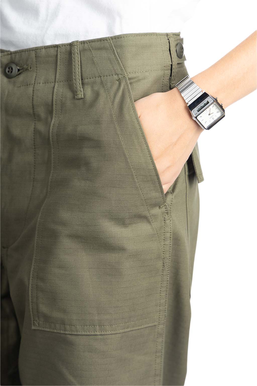 OrSlow US Army Fatigue Pants Rip Stop - Regular Fit -  Olive