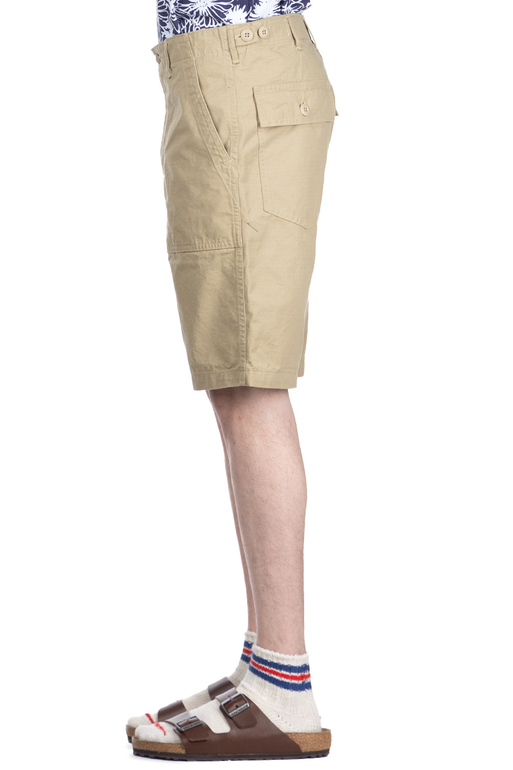 OrSlow - US Army Fatigue Shorts Rip Stop - Beige