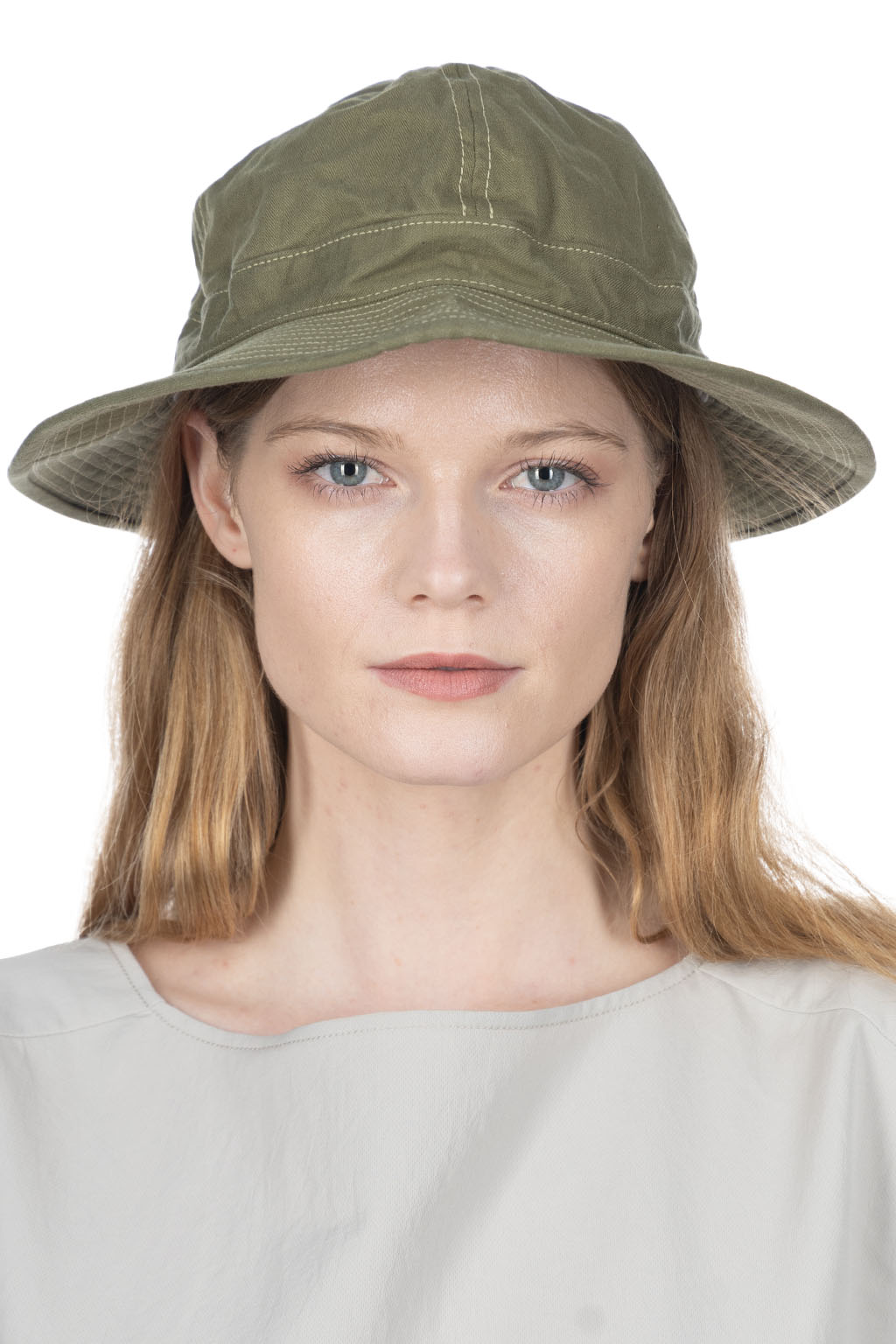 OrSlow - US Navy Hat Herringbone - Green