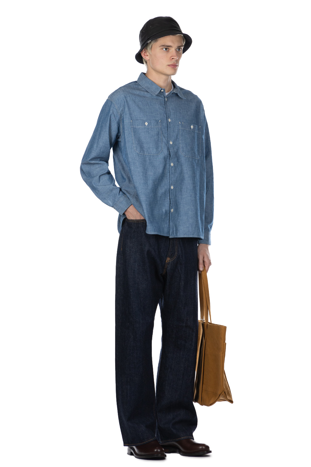 Ordinary Fits - Chambray Work Shirt - Indigo