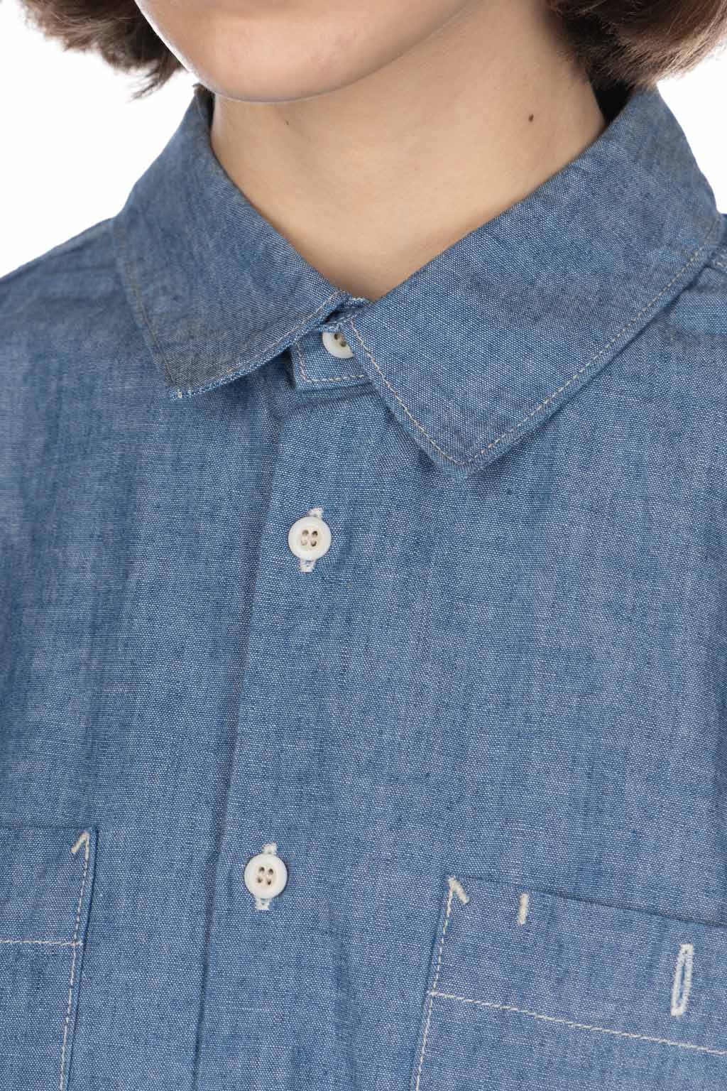 Ordinary Fits - Chambray Work Shirt - Indigo