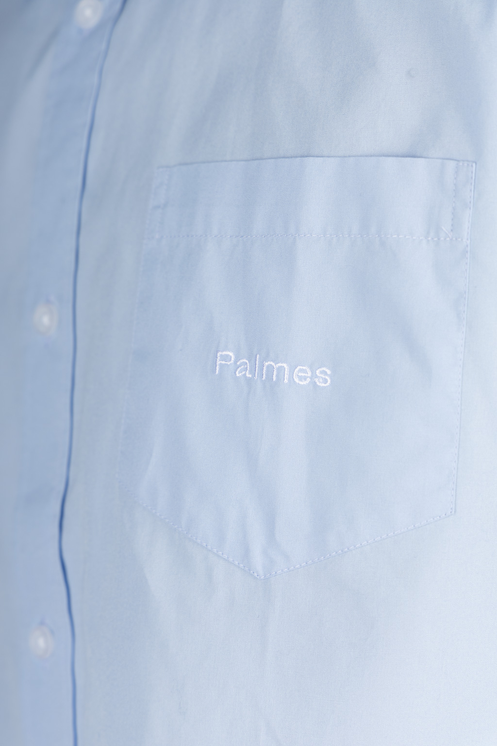 Palmes - Daryl Long Sleeve Shirt - Light Blue