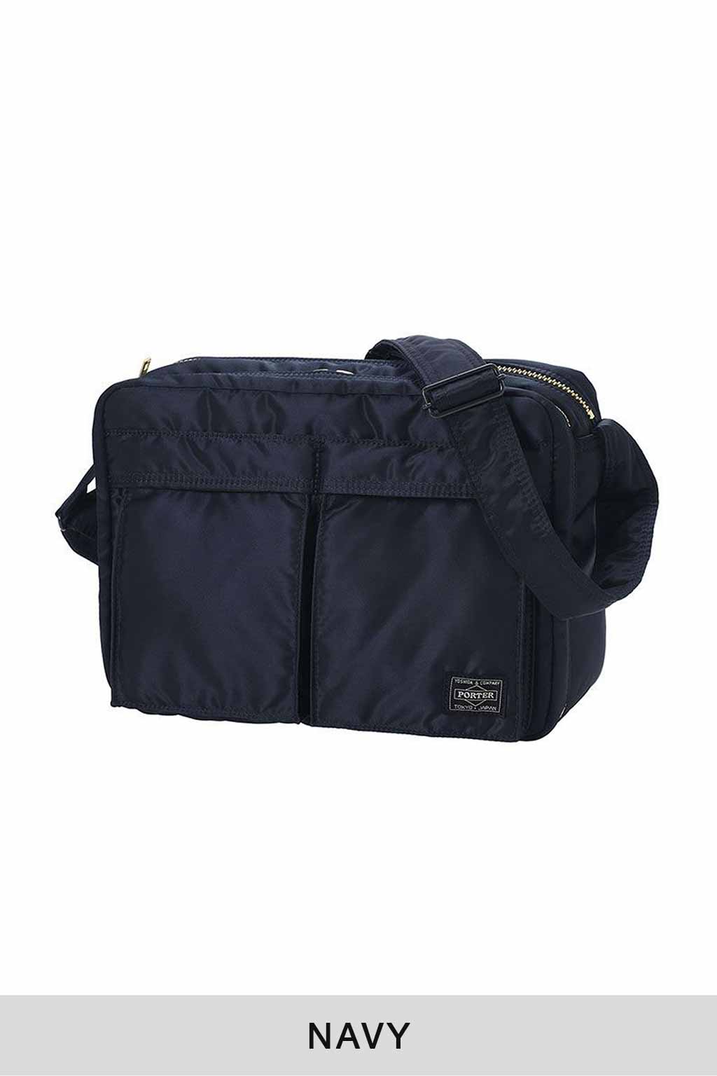 Porter Yoshida - TANKER - Shoulder Bag Large - Black