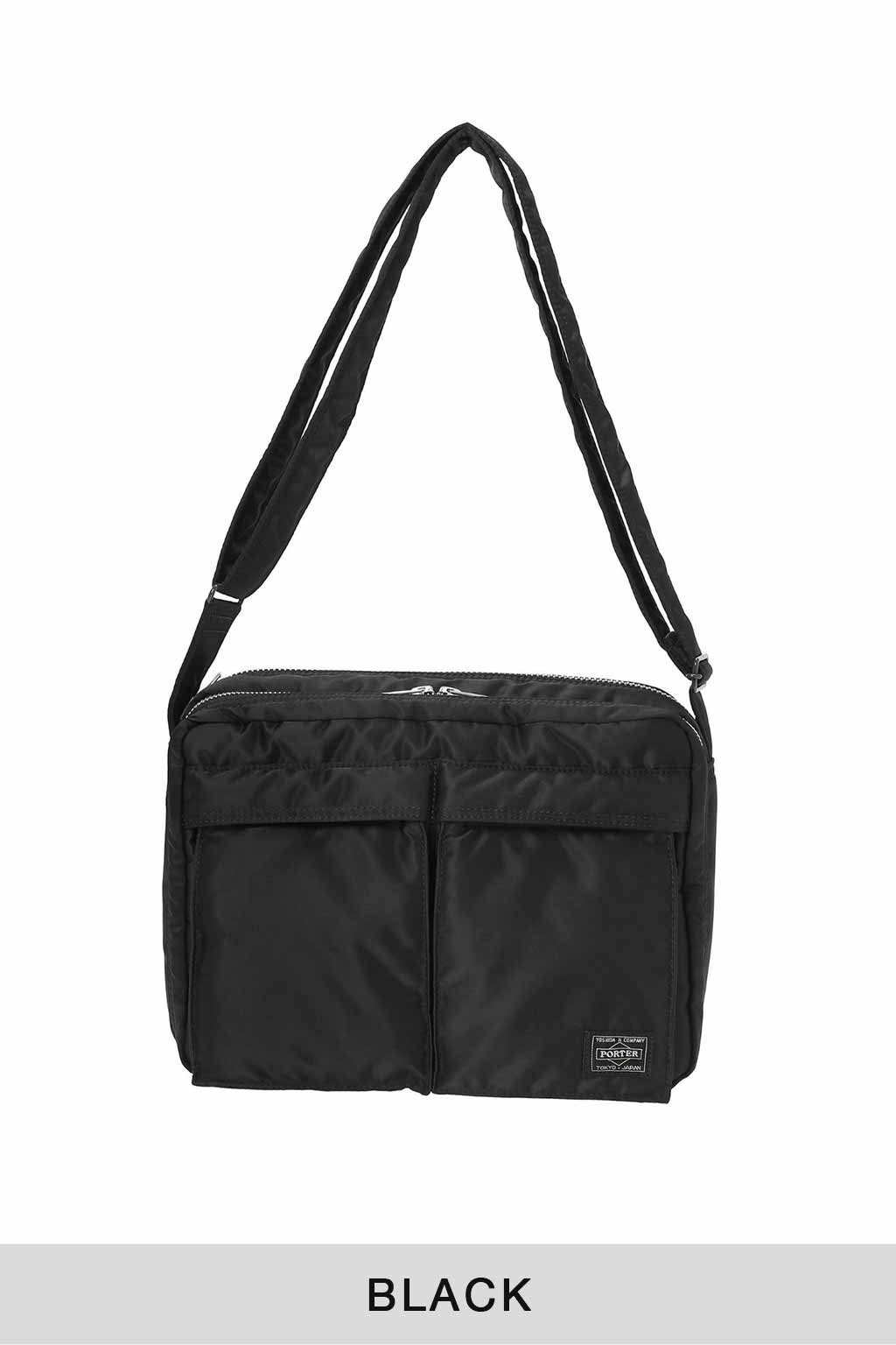 Porter Yoshida - TANKER - Shoulder Bag Large - Black