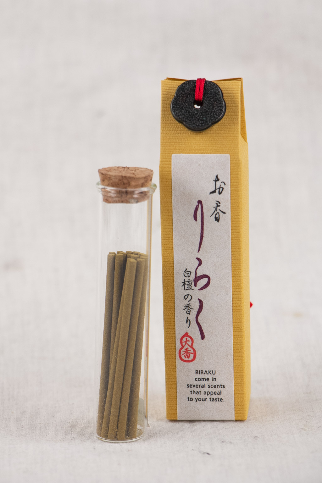 Riraku Fragrance Incense with Stand