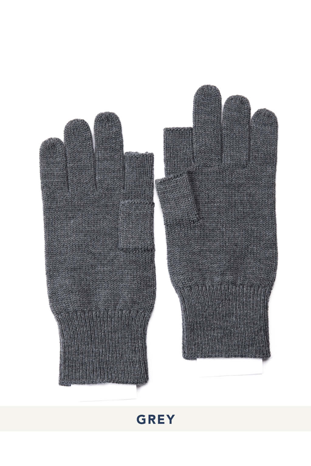 SOFTHYPHEN - 100% Wool Fingerless Glove - 2 Color Choices