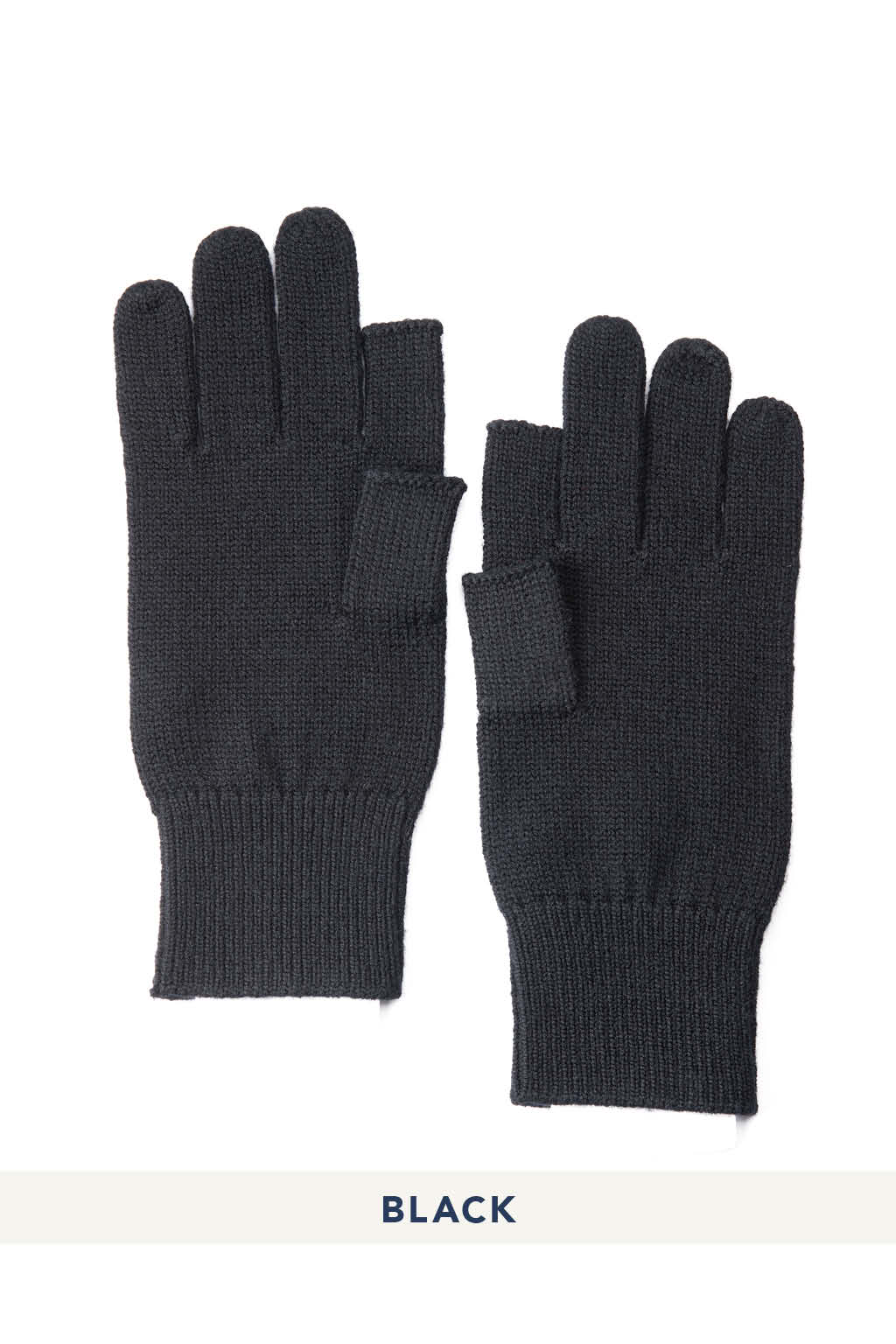 SOFTHYPHEN - 100% Wool Fingerless Glove - 2 Color Choices