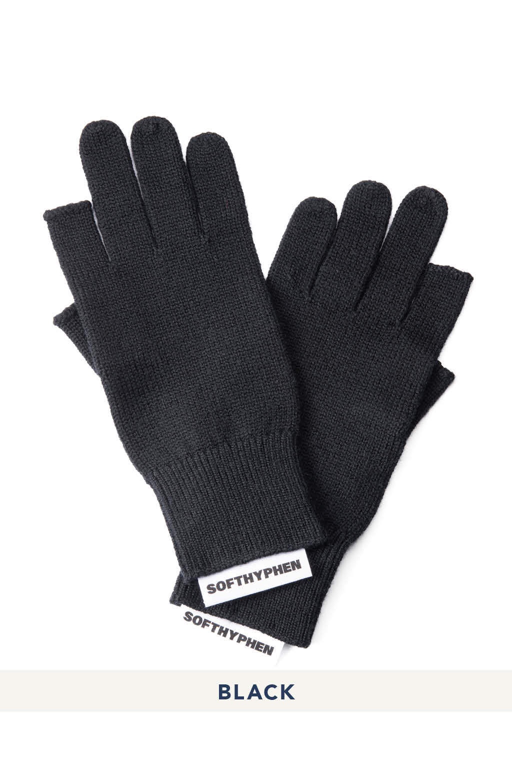 SOFTHYPHEN - 100% Wool Fingerless Glove - 2 Color Choices