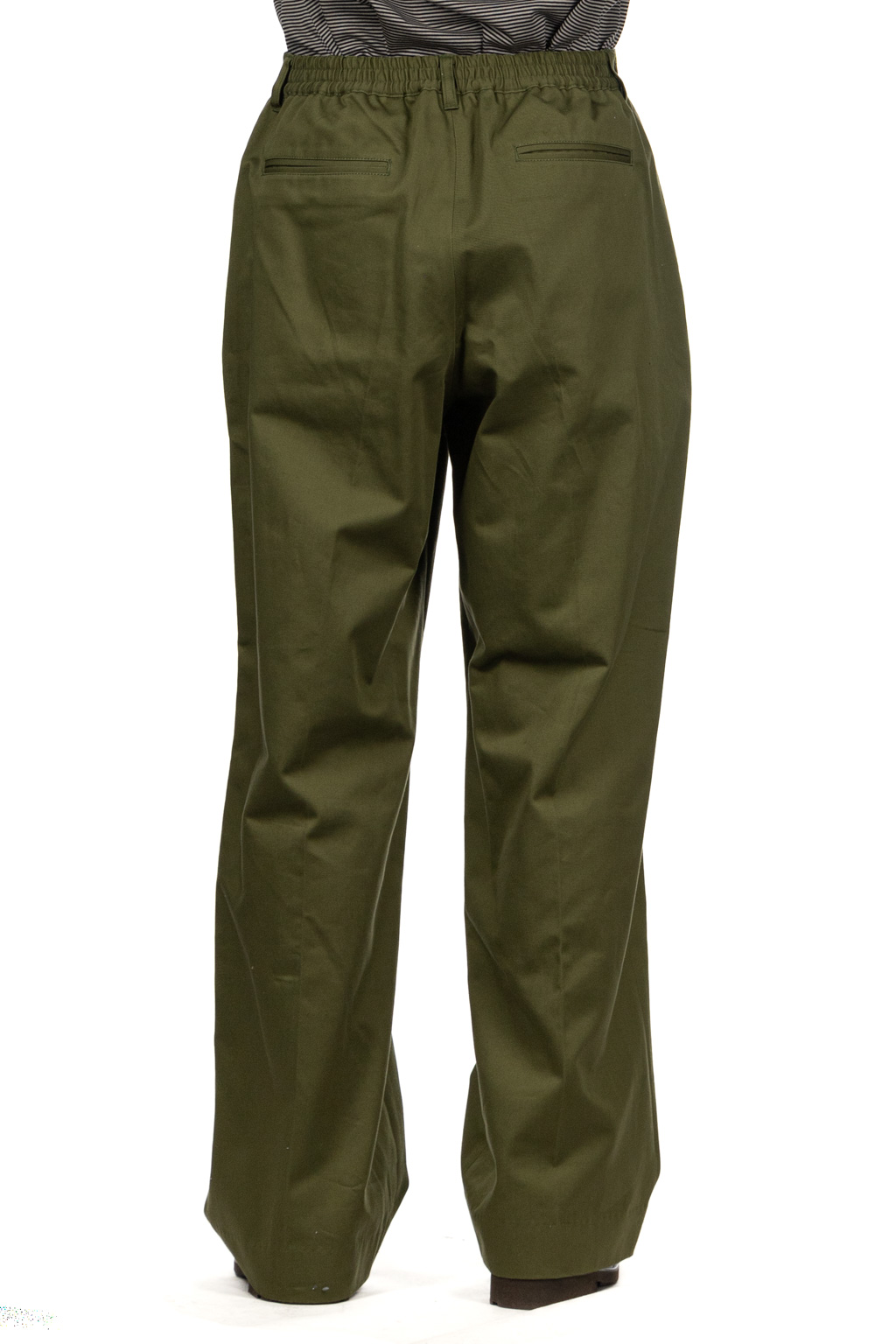 SOFTHYPHEN - Chino Straight Wide Trousers