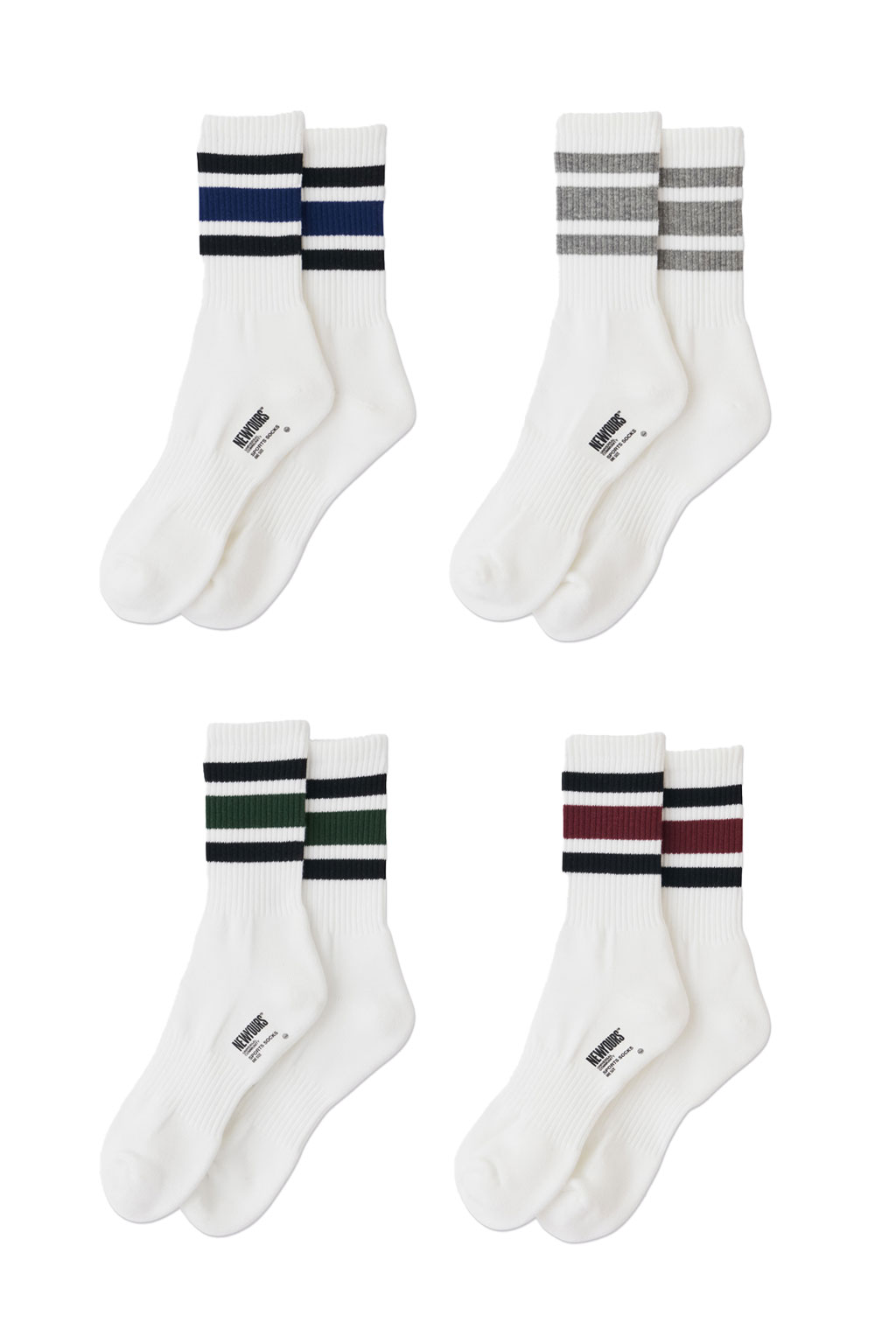 SOFTHYPHEN - Line Socks - 4 Color Choices