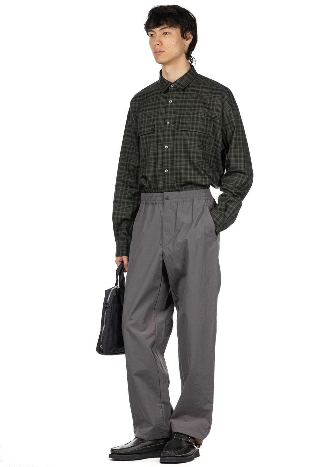 SOFTHYPHEN - Nylon Wide Easy Pants