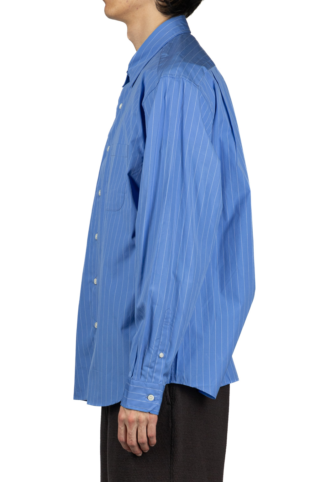 SOPHNET - Regular Collar Shirt - Blue