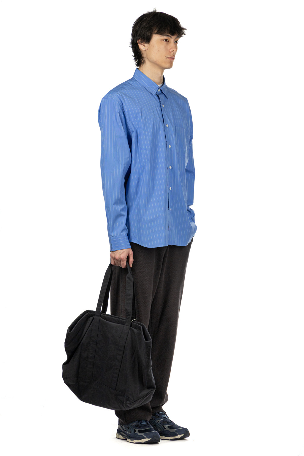 SOPHNET - Regular Collar Shirt - Blue