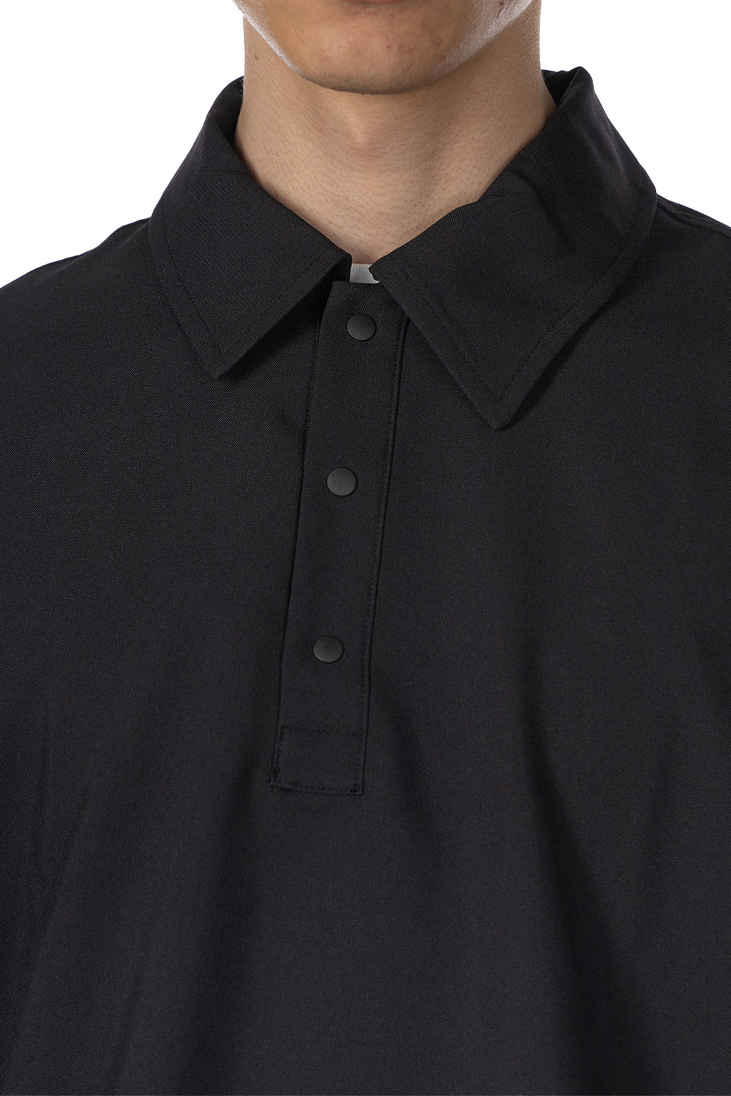 SOPHNET - Stretch Woven Cloth Pullover Shirt - Black